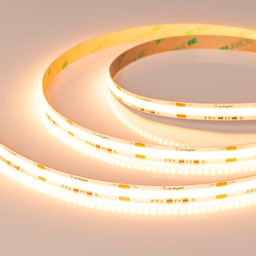 Светодиодная лента СОВ-Х560-10mm 24V Dim-То-Warm (14 W/m, IP20, 5m) (Arlight, Dim-То-Warm) 051296 - фото 3