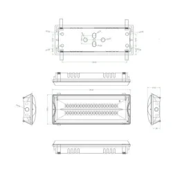 Светильник светодиодный DPA-301-0-65 40LED 3ч IP65 аварийный непостоянный Эра Б0044405