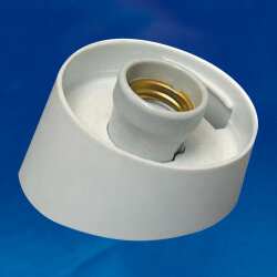 UFP-A04AE WHITE Основание для садово-парковых светильников, Тип соединения с рассеивателем резьбовой, Встроенный патрон Е27, Материал пластик, Цвет белый