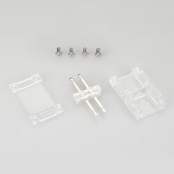 Коннектор прямой для ленты ARL-50000PV (15.5x6mm) прозрачный (Arlight, Пластик)