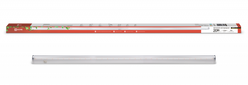 Светильник светодиодный СПБ-Т5 STD-ФИТО красно-синий спектр 20Вт 1170мм IN HOME - Фото