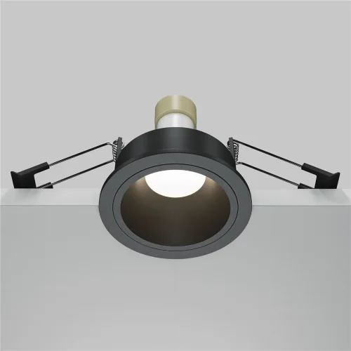 Встраиваемый светильник Share GU10 10Вт IP 54 (Черный) - фото 4