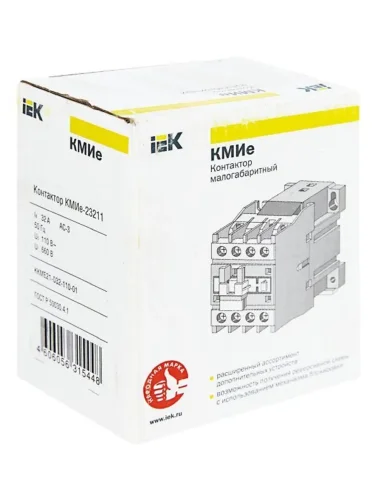 Контактор КМИе-23211 32А 110В/АС3 1НЗ GENERICA KKME21-032-110-01 - фото 2