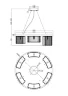 Подвесной светильник Холмы / Colline G9х6 (Хром) MOD083PL-06CH - фото 3