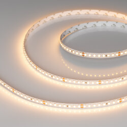 Светодиодная лента RT-А160-8mm 24V Warm2700 (12 W/m, IP20, 2835, 50m) (Arlight, высок.эфф.150 лм/Вт) 024554(2)