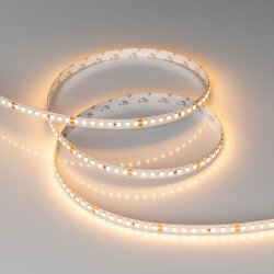 Светодиодная лента RT-А160-8mm 24V Warm2700 (12 W/m, IP20, 2835, 50m) (Arlight, высок.эфф.150 лм/Вт) 024554(2)