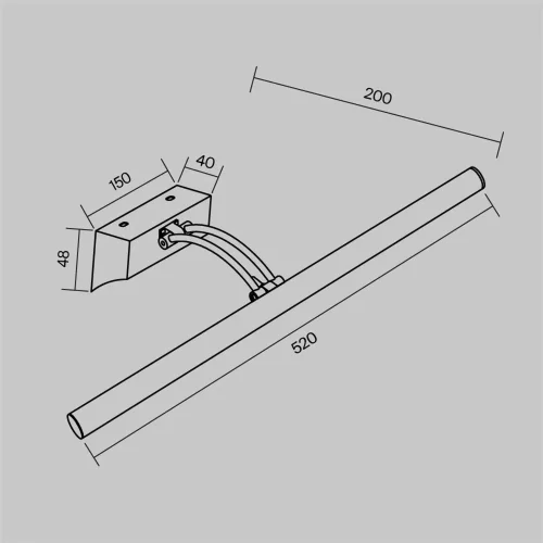Подсветка Fino 3000К 12,1Вт IP 20 (Хром) - фото 3