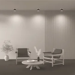 Потолочный светильник Planet 3000K 1x16Вт 90° (Черный)