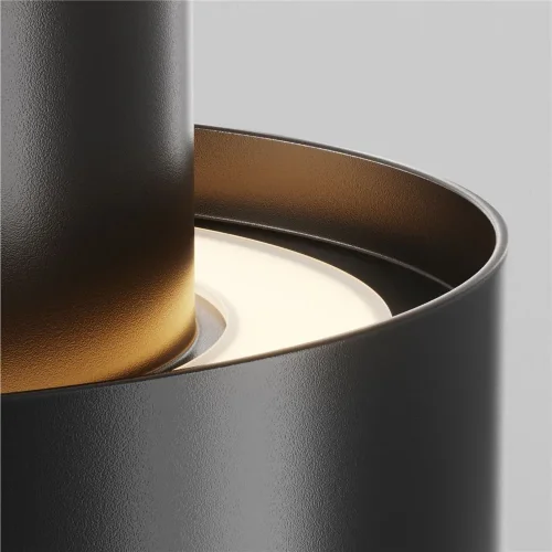 Потолочный светильник Planet 3000K 1x16Вт 90° (Черный) - фото 6