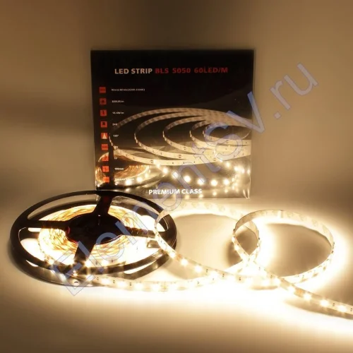 Светодиодная лента Class Premium, 5050, 60 led/m, Warm White, 24V, IP33, А29 - фото 2.
