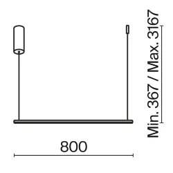 Подвесной светильник Halo 2600-3500К 10Вт (Латунь)