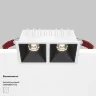 Встраиваемый светильник Альфа / Alfa LED 20 Вт 4000 К 36° (Белый) DL043-02-10W4K-SQ-WB - фото 6