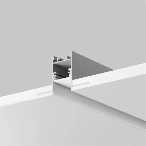 Алюминиевый профиль встраиваемый скрытого монтажа 65x42 (Серебро, 2 м), ALM-6542-S-2M 636012 (Серебро) - фото 3