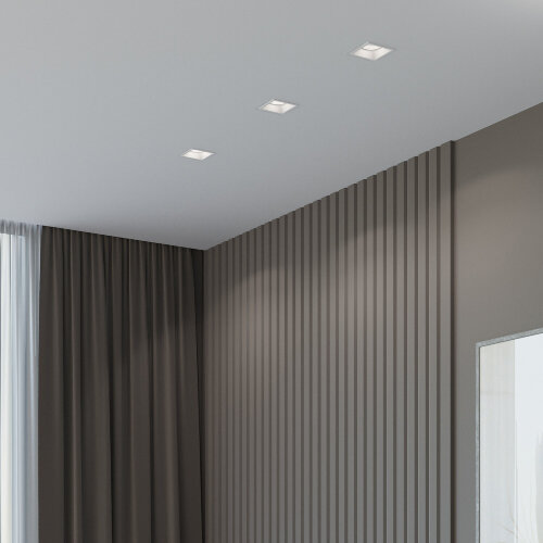 Светильник встраиваемый Punto белый - Фото 6