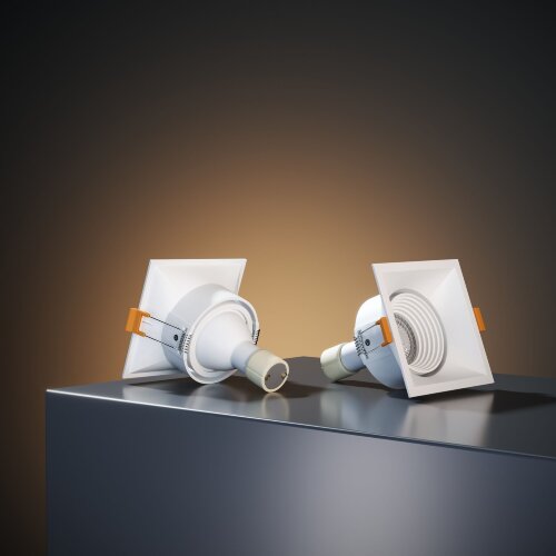 Светильник встраиваемый Punto белый - Фото 4