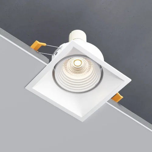 Светильник встраиваемый Punto белый 25017/01 - фото 3