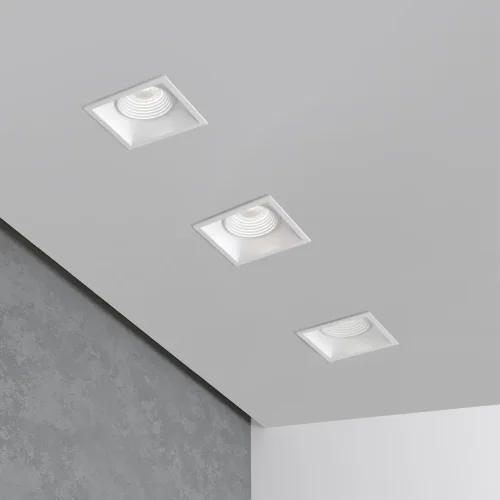 Светильник встраиваемый Punto белый 25017/01 - фото 5