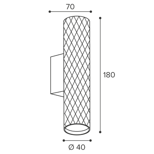 Светильник WOLTA WSL-MR11/W17BG под лампу MR11 с цоколем GU10 Черный / золотой PICCOLE - фото 2.