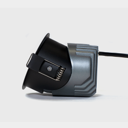 Светильник встраиваемый 12Вт 55° IP65 черный 4000К поворотный RC-D84-12-BL-NW65 038548