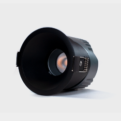 'Светильник встраиваемый 12Вт 55° IP65 черный 4000К поворотный RC-D84-12-BL-NW65 038548