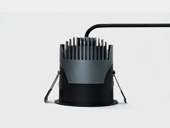 'Светильник встраиваемый 12Вт 55° IP65 черный 4000К поворотный RC-D84-12-BL-NW65. Фото 2