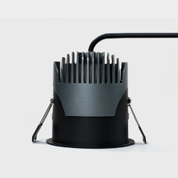 'Светильник встраиваемый 12Вт 55° IP65 черный 4000К поворотный RC-D84-12-BL-NW65 038548