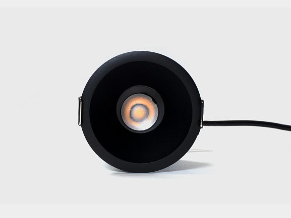 'Светильник встраиваемый 12Вт 55° IP65 черный 4000К поворотный RC-D84-12-BL-NW65. Фото 3