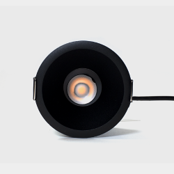 'Светильник встраиваемый 12Вт 55° IP65 черный 4000К поворотный RC-D84-12-BL-NW65 038548