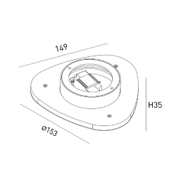 'Бра декоративное , Белый, 7Вт, 3000K, IP20, ML-TR153-WH-WW 016544
