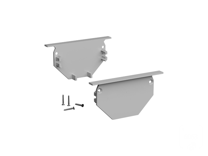 Заглушки для профиля LINE 4932 IN RAW - фото 1