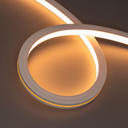 Светодиодная лента герметичная MOONLIGHT-ТОР-Х280-16х16mm 24V Warm2300 (10 W/m, IP67, 15m, wire х1) (Arlight, Вывод боковой, 5 лет) 044307