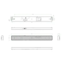 Светильник светодиодный DBA-107-0-20 9Вт 6500К IP20 90LED 4ч аварийный непостоянный Эра Б0044404
