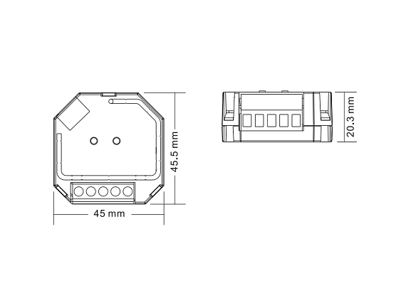 'Контроллер шторы EASYBUS, ES-B-CRT. Фото 3