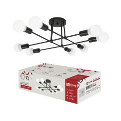 Люстра под лампу LOFT EASY-8E27-BL 8хЕ27 черный IN HOME
