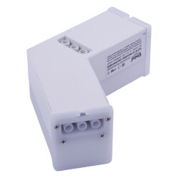 ULO-N11L-8W-6500K-120D IP40 WHITE Светильник светодиодный L-образный, Угол 120 градусов, Белый свет 6500K, 2000Лм, Алюминий, Цвет белый, TM Uniel