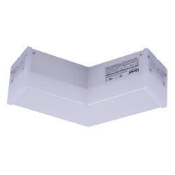 ULO-N11L-8W-6500K-120D IP40 WHITE Светильник светодиодный L-образный, Угол 120 градусов, Белый свет 6500K, 2000Лм, Алюминий, Цвет белый, TM Uniel