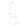 Настенный светодиодный светильник cерый IP54 1534 TECHNO LED - фото 4