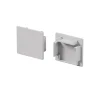 Комплект заглушек (для профиля 25×22) 2 шт., ALM-2522-S-EC 642065 (Белый) - фото