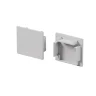 Комплект заглушек (для профиля 25x22) 2 шт., ALM-2522-S-EC 642065 (Белый) 642065 - фото