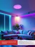 Светильник светодиодный COMFORT FROST-RGB 75Вт 230В 3000-6500K 4400Лм 495x85мм с пультом дистанционного управления IN HOME - Фото 8