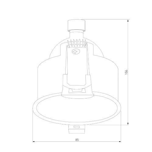 Встраиваемый точечный светильник 25008/01 - фото 7