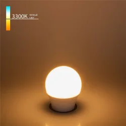 Светодиодная лампа G45 7W 3300K E27 Mini Classic  LED 7W 3300K E27 матовое стекло (048624)