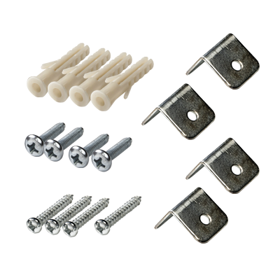 Комплект подвесов LP-КПП-К потолочный КОРОТКИЙ для панели светодиодной ультратонкой IN HOME - Фото