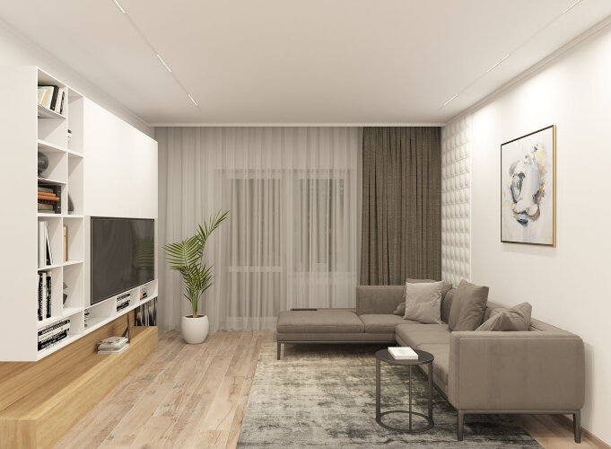 DK8002-WH Линейный светильник SMARTLENS 18W DIM 3000K-6000K белый. Фото 4