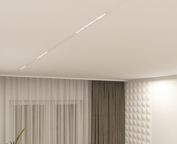 DK8002-WH Линейный светильник SMARTLENS 18W DIM 3000K-6000K белый. Фото 5