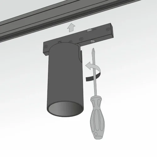 Mini Magnetic Трековый светильник 3W 3000K черный 85200/01 - фото 5
