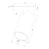 Mini Magnetic Трековый светильник 3W 3000K черный 85200/01 - фото 8
