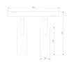 Slim Magnetic Трековый светильник 14W 4200K Dual чёрный 85046/01 85046/01 - фото 5