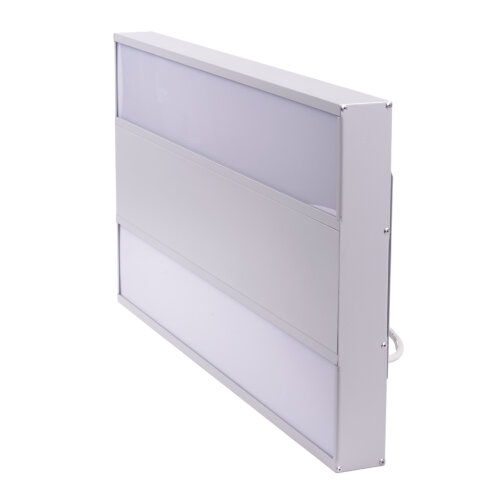 ULO-K16B 2x16W-4000K-L50 5W-RGB IP44 LIGHT GREY Светильник линейный светодиодный подвесной с фоновой подсветкой, Белый свет 4000К, Алюминий, Цвет светло-серый, TM Uniel - фото 5