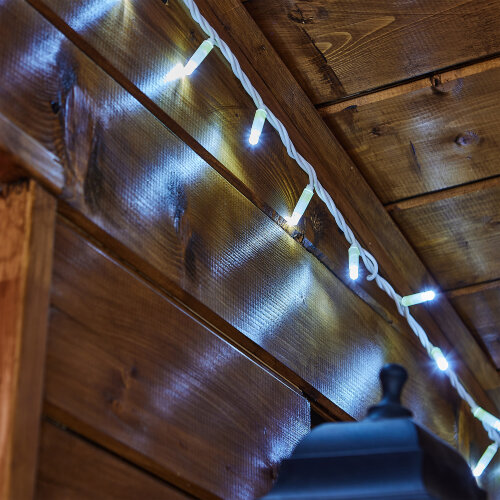 ULD-F90PRO S10M-100-SWK WH Гирлянда светодиодная, 10м, без вилки, Статическое свечение, Соединяемая, 100 светодиодов, Белый свет 6000K, IP67, Провод белый - фото 6